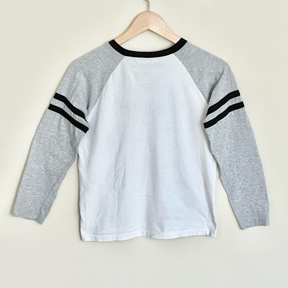 Roblox Graphic Raglan Long Sleeve Grey White T Shirt Kids size Small - Picture 5 of 7